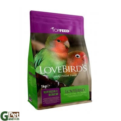 گندم پت- خوراک پلت طوطی برزیلی برند تاپ فید